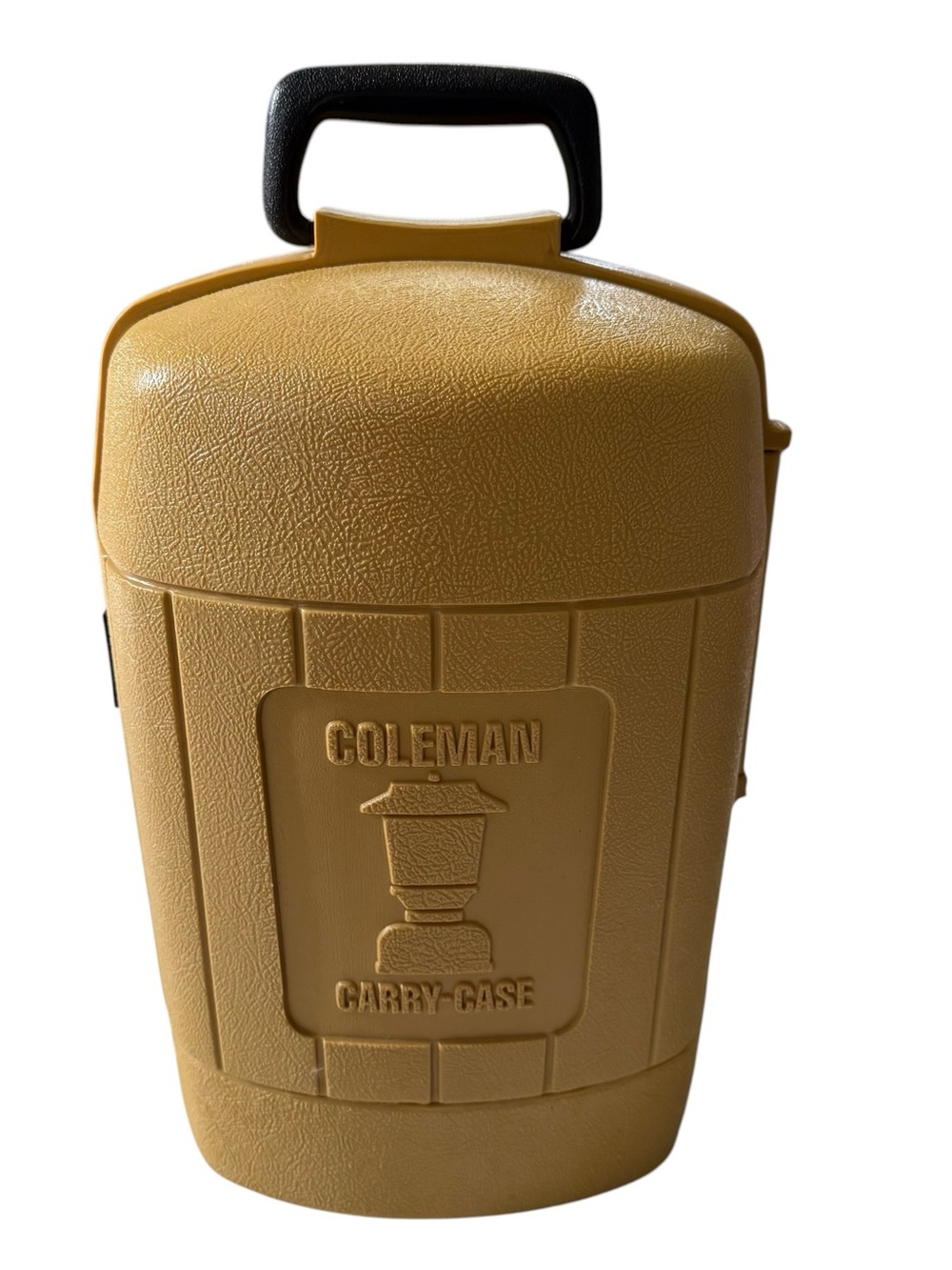 Vintage Coleman Lantern Clamshell Yellow Hard Plastic Carry Case Only 3/78